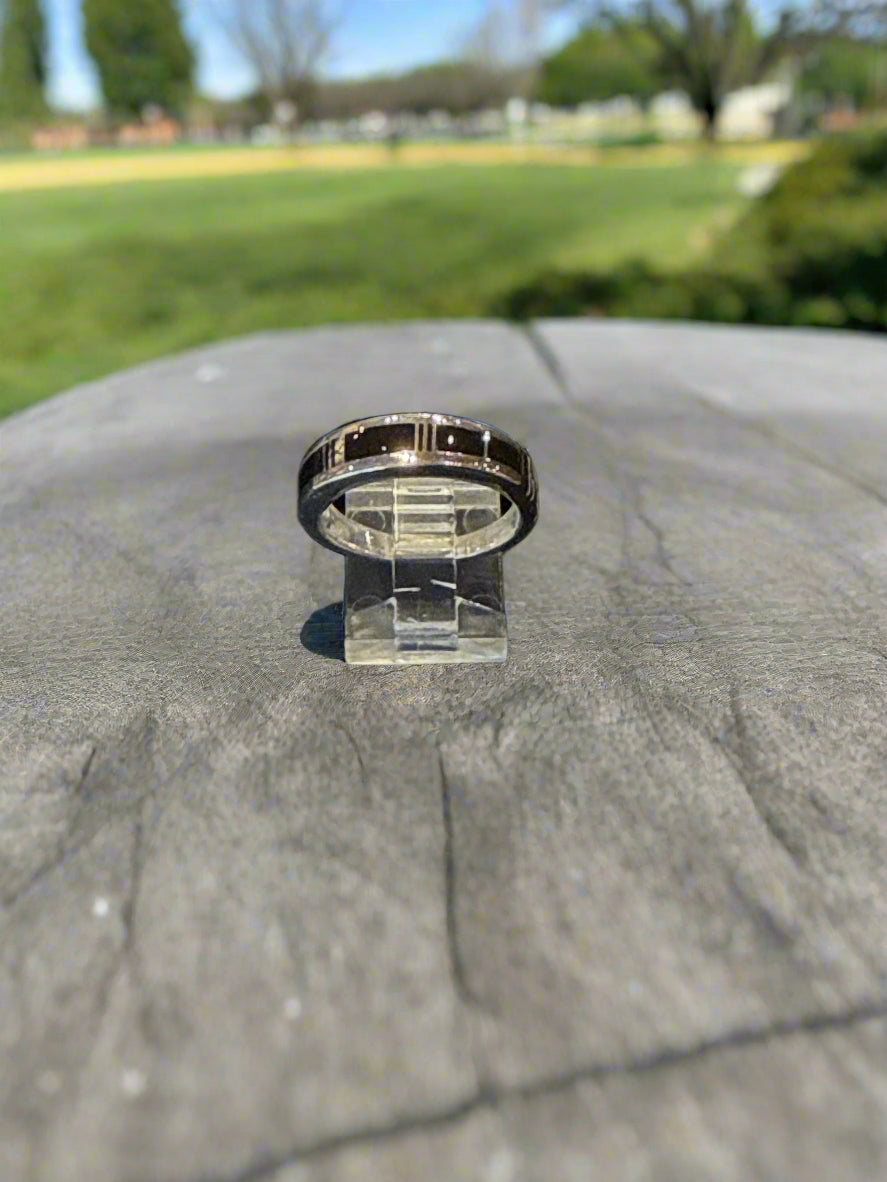 Black Jade ring by Super Smith.
