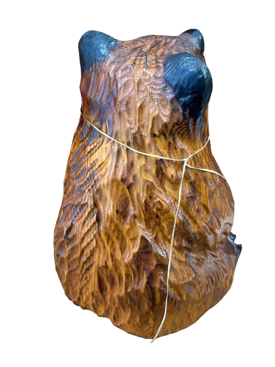Chainsaw Carved Red Ceder Bear 16"