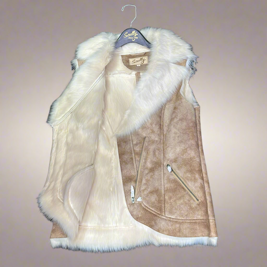 Scully Fur Lined Vest.