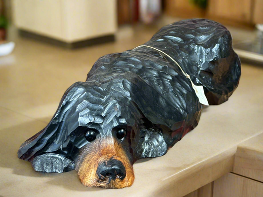 Chainsaw Carved Dog