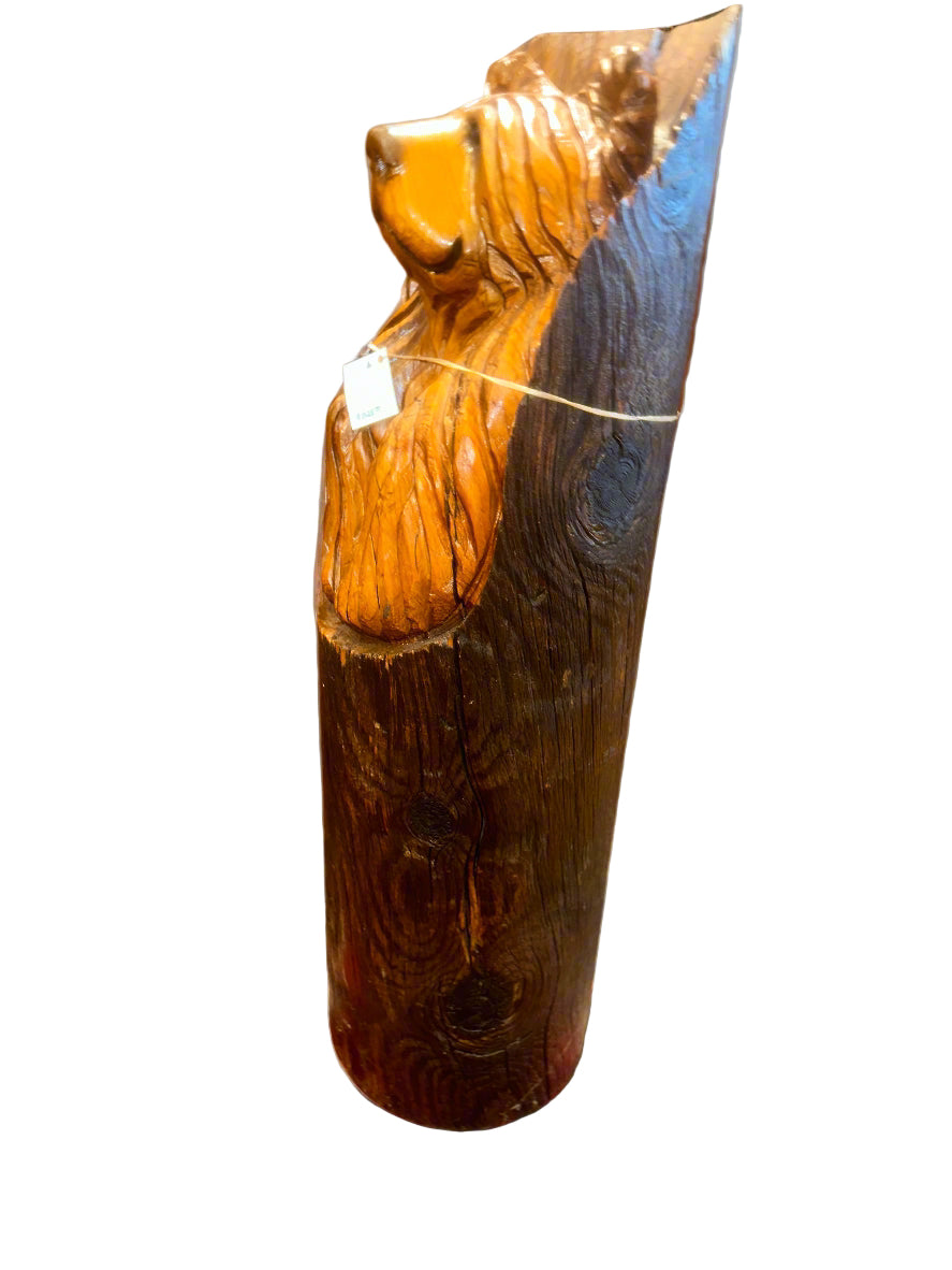 Hand Carved Bear By Gary Cross