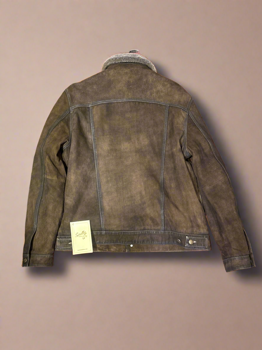 Scully Jean jacket with faux fur