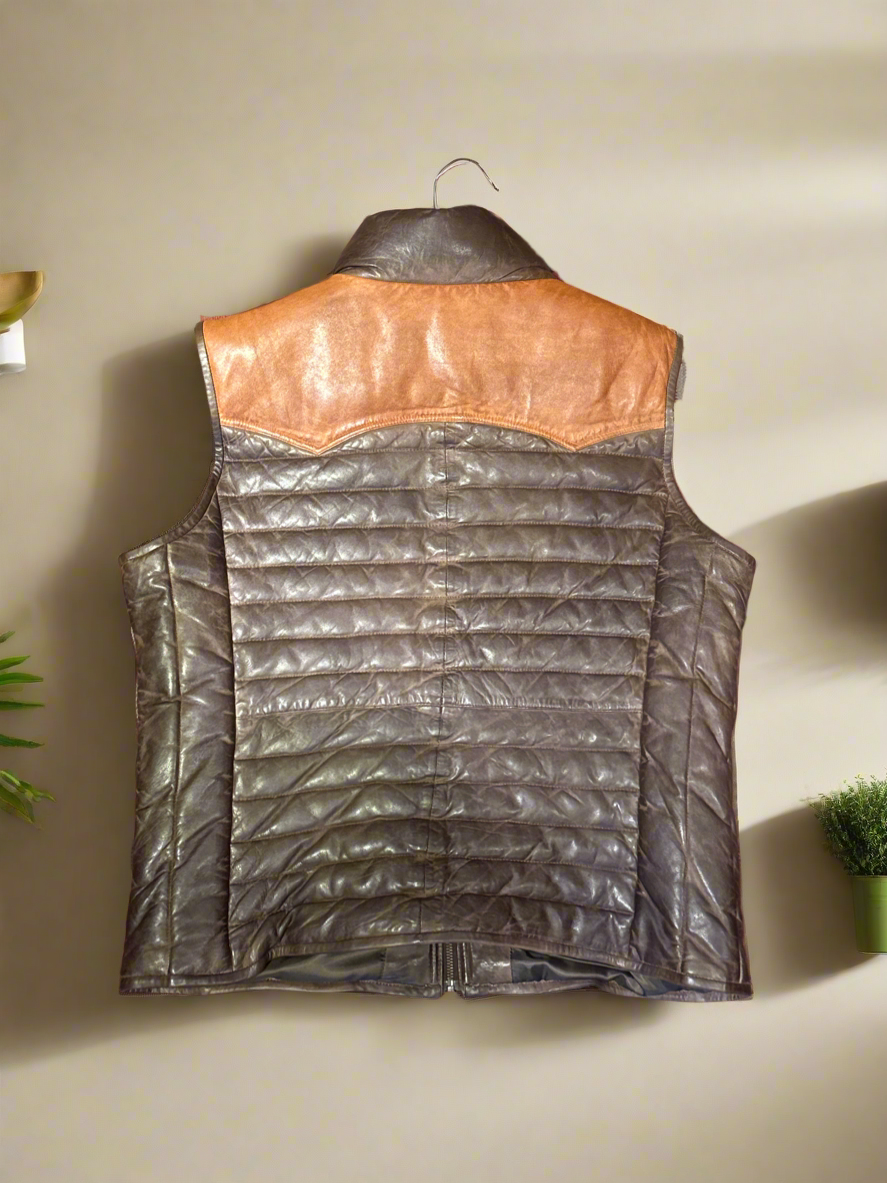 Scully Leather leatherwear vest