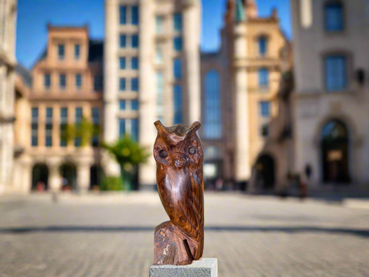 Ironwood Owl Carving Medium