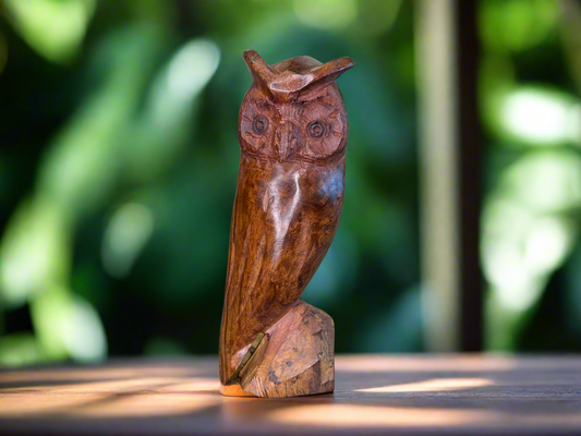 Ironwood Owl Carving Large