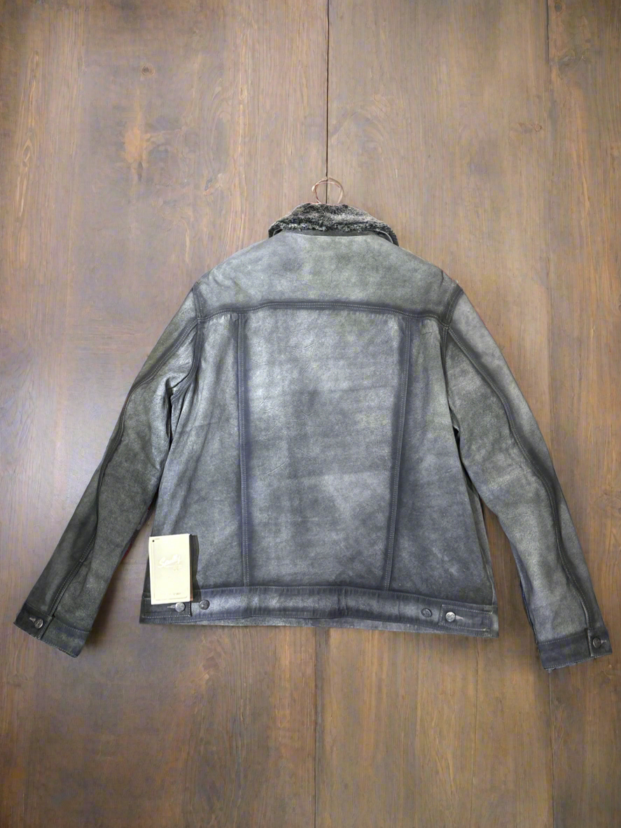 Scully Jean jacket with faux fur