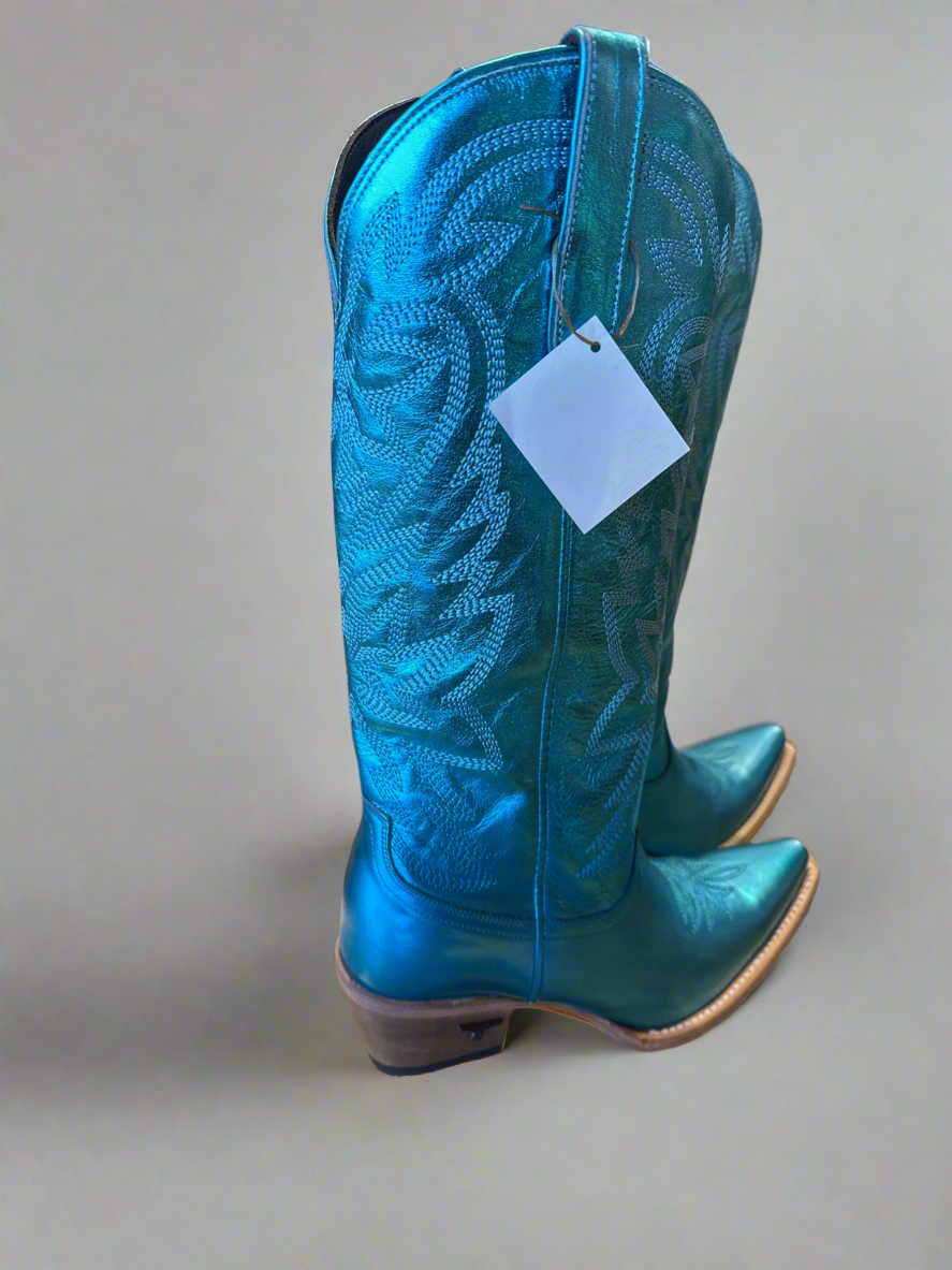 Lane boots SmokeShow Turquoise.