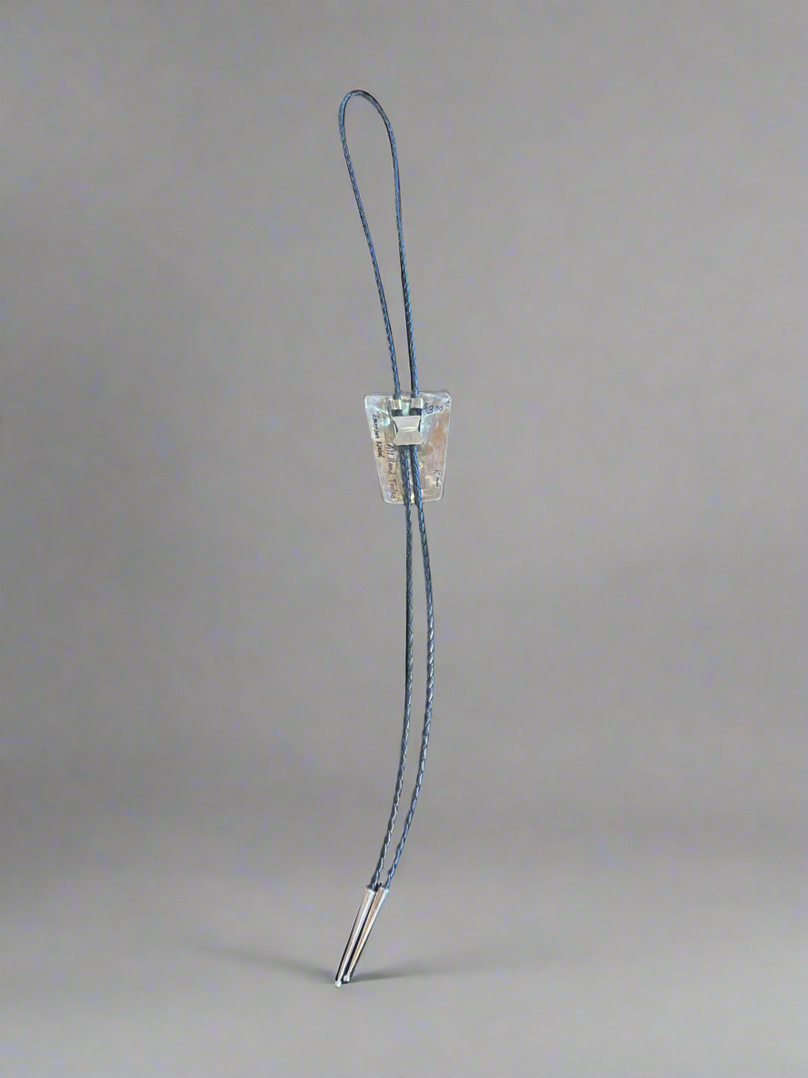 Native American Bolo Tie All hand tooled made by Emerson Kinsel.