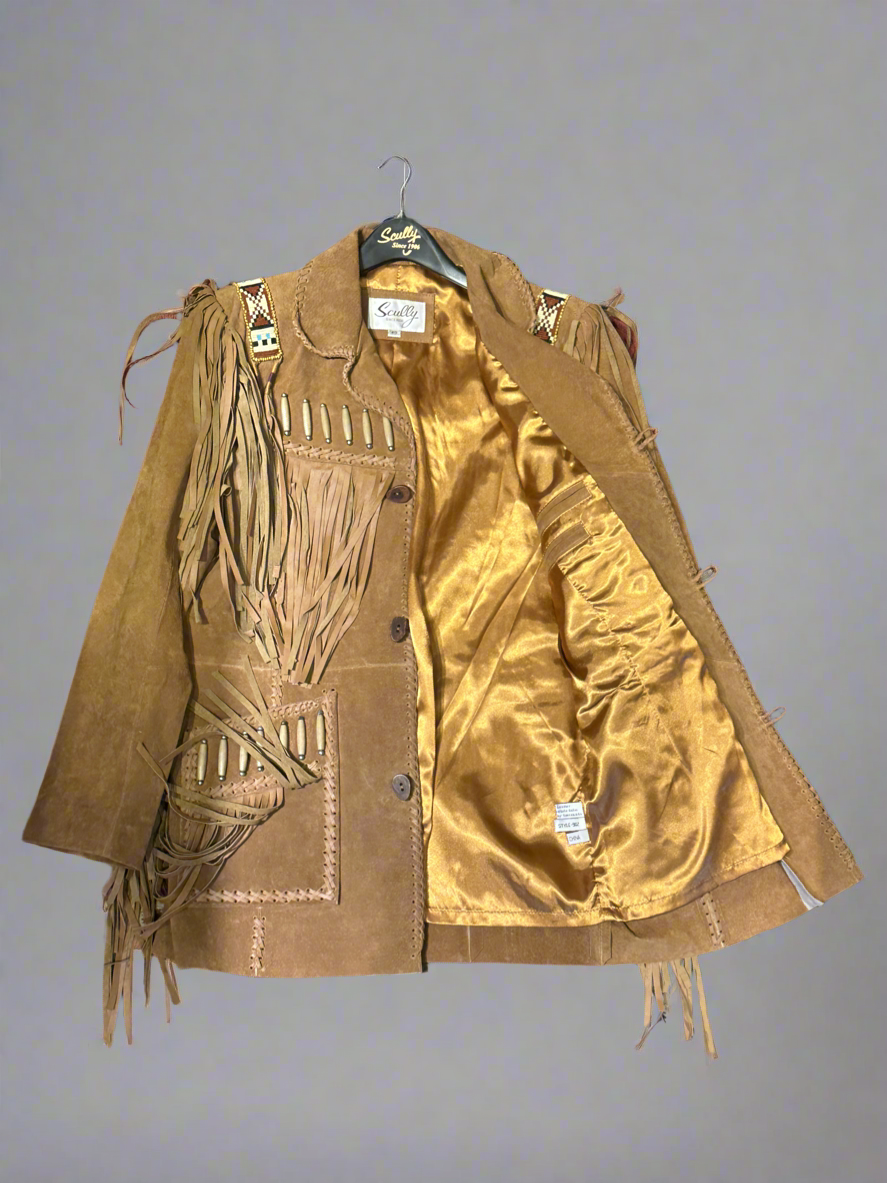 Scully Leather Mens Bourbon Boar Suede Jacket