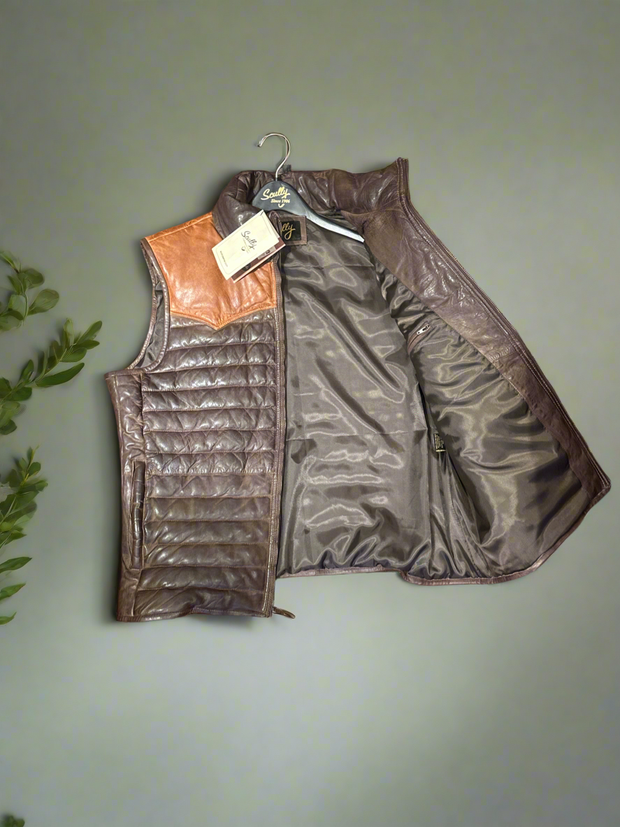 Scully Leather leatherwear vest