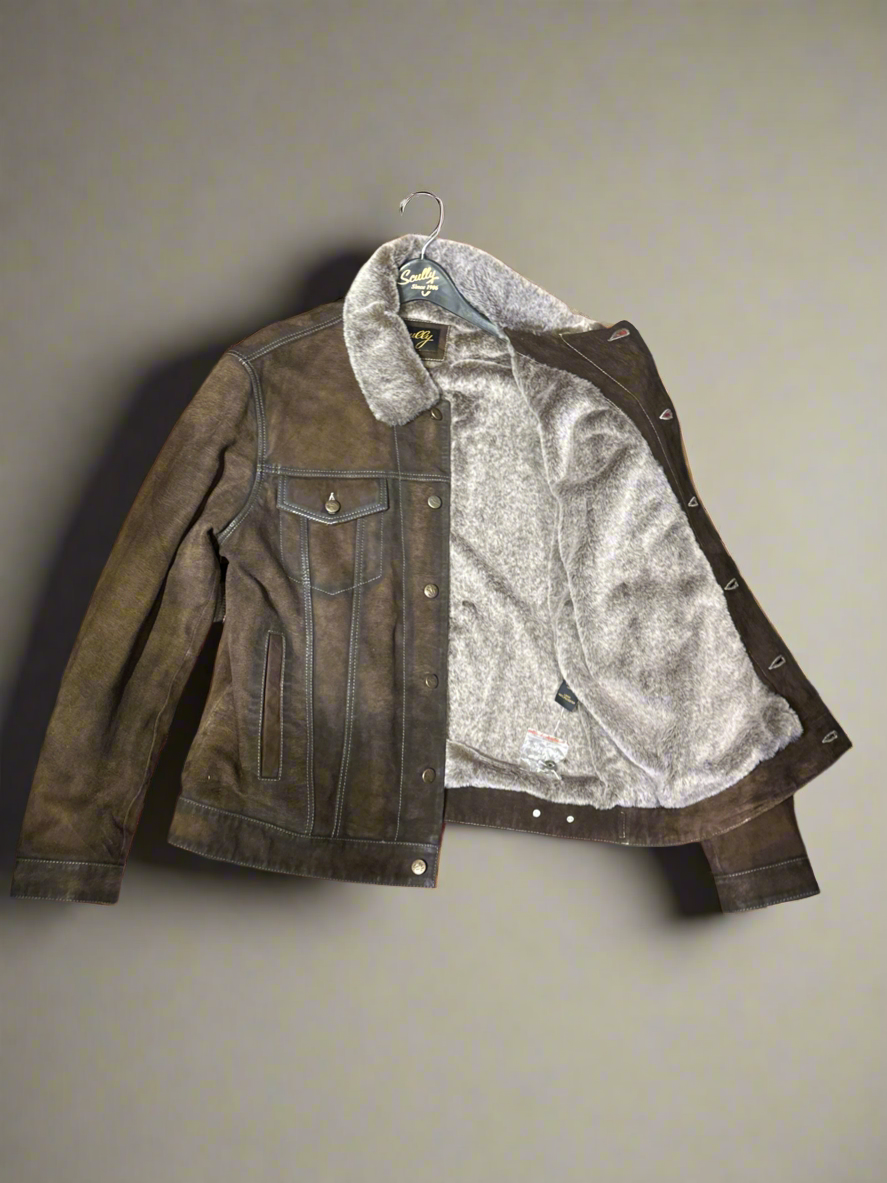 Scully Jean jacket with faux fur