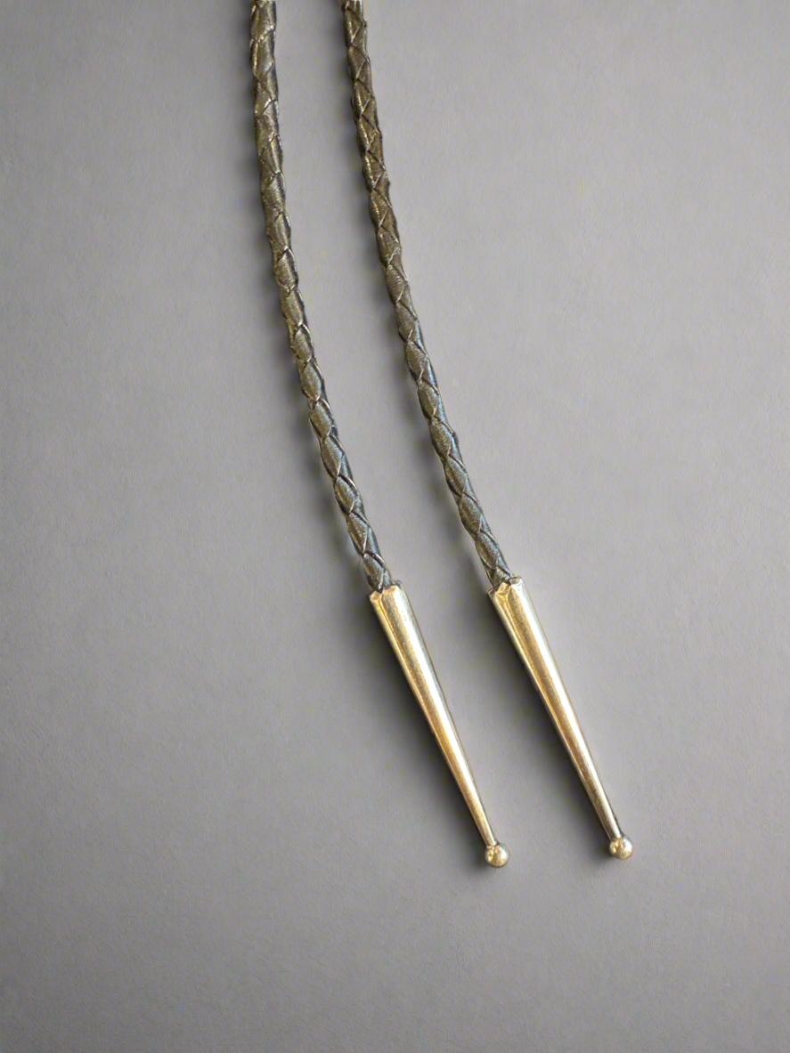 Native American Bolo Tie All hand tooled made by Emerson Kinsel.
