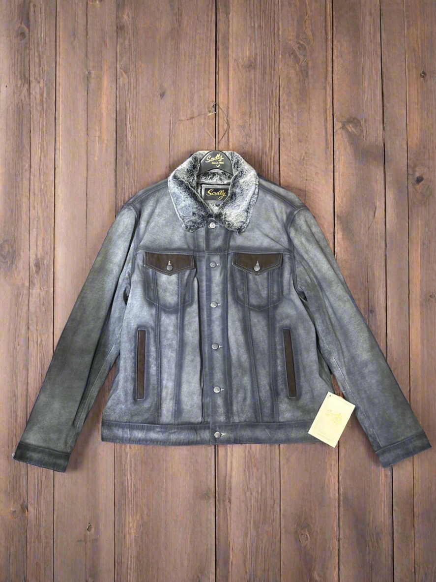 Scully Jean jacket with faux fur