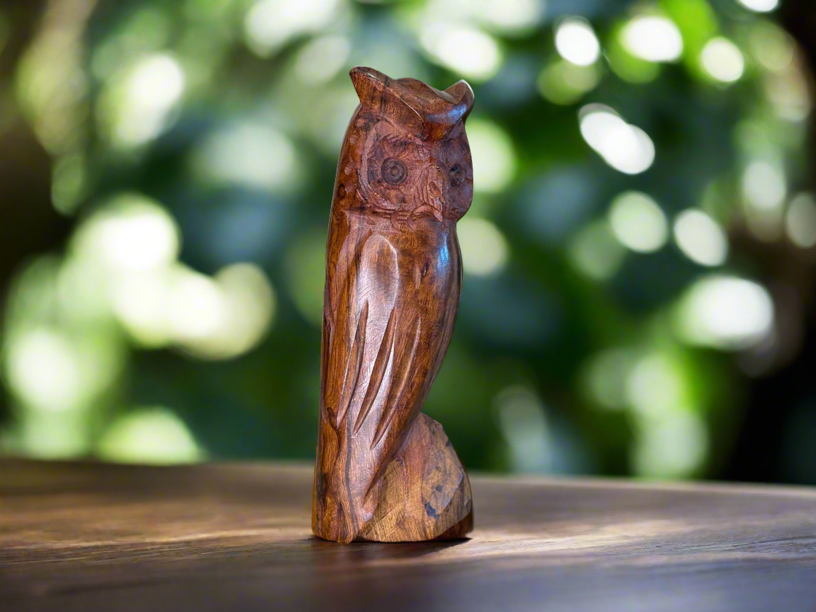 Ironwood Owl Carving Large