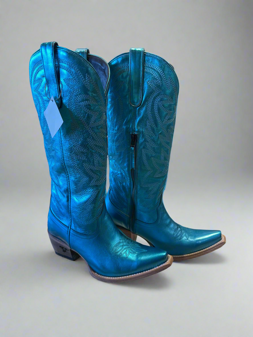 Lane boots SmokeShow Turquoise.