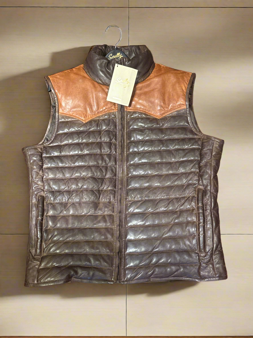 Scully Leather leatherwear vest
