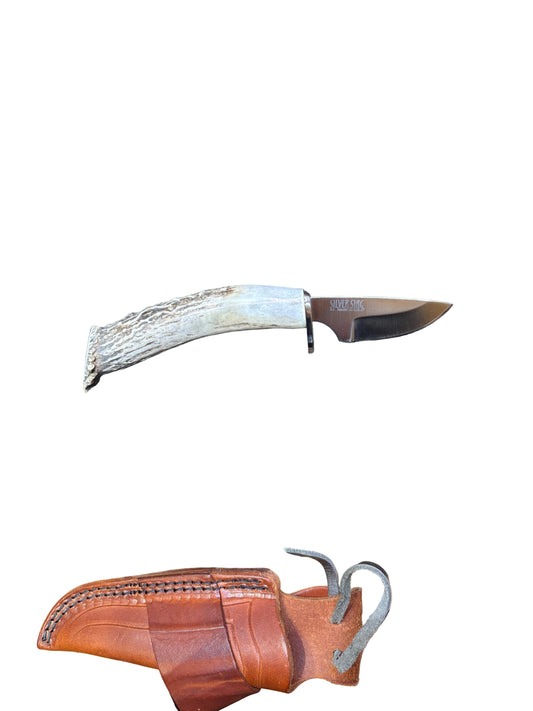 (CC2.0) - Crown Casper is an excellent little caper and / or patch knife that features a 2" drop point fixed blade made of D2 tool steel.