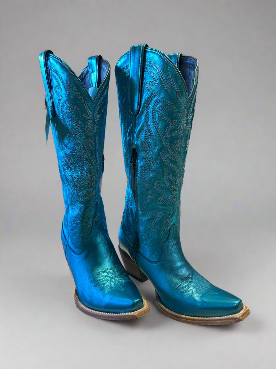 Lane boots SmokeShow Turquoise.