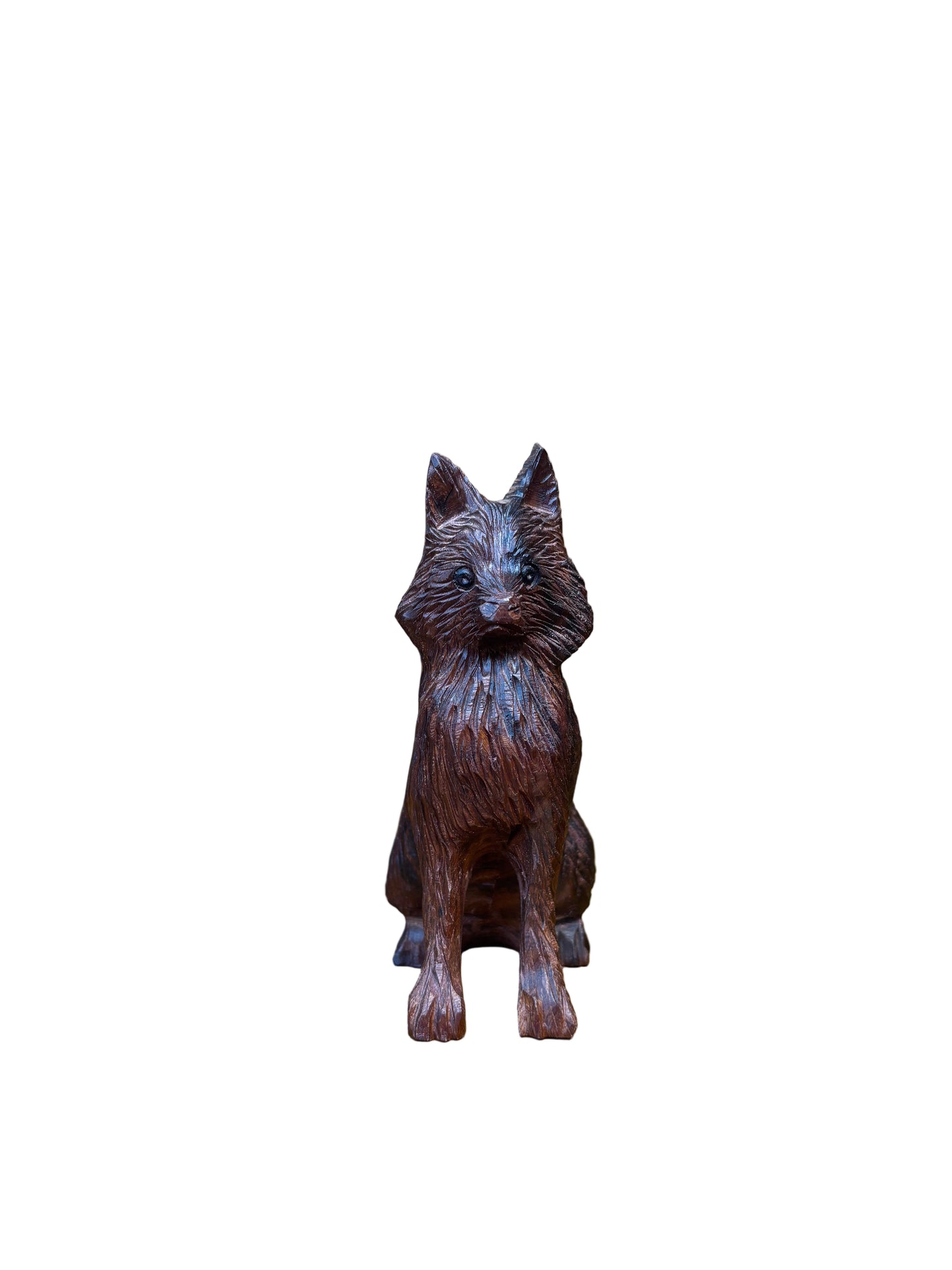 Ironwood Sitting Fox Medium