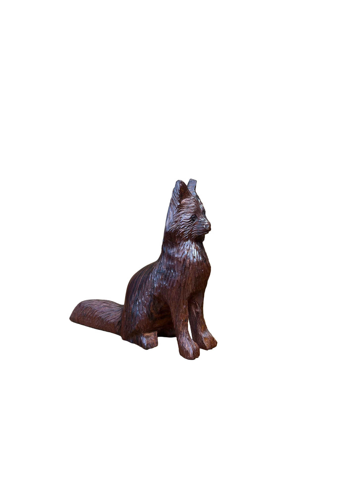 Ironwood Sitting Fox Medium