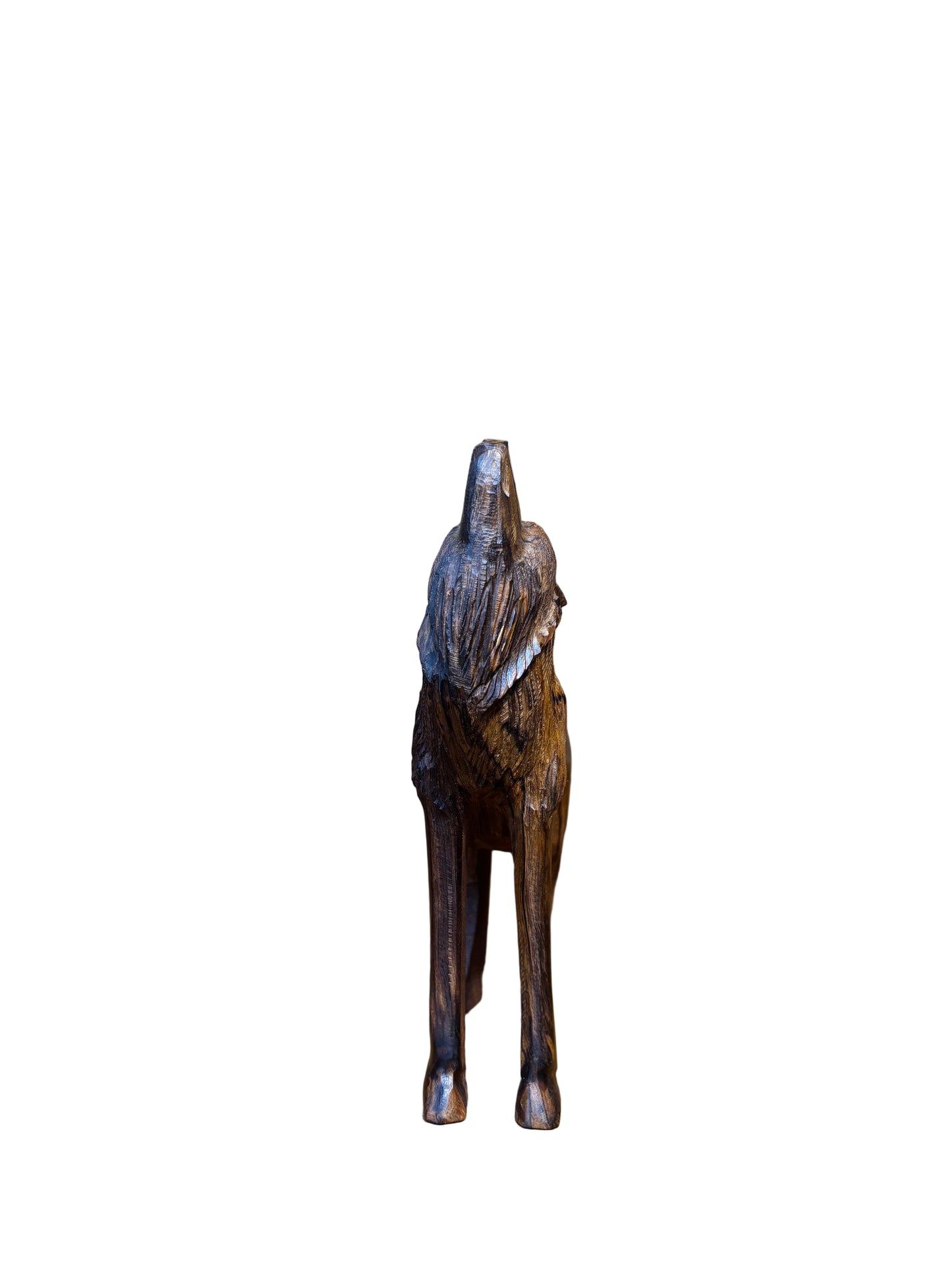 Ironwood Wolf Howling Standing Large
