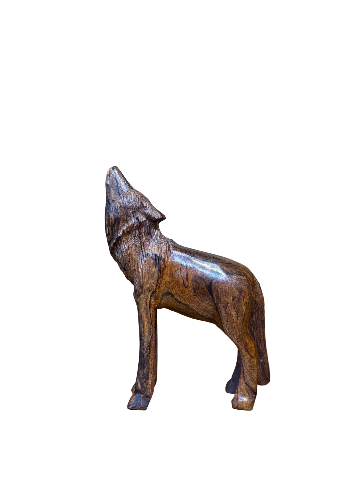 Ironwood Wolf Howling Standing Large