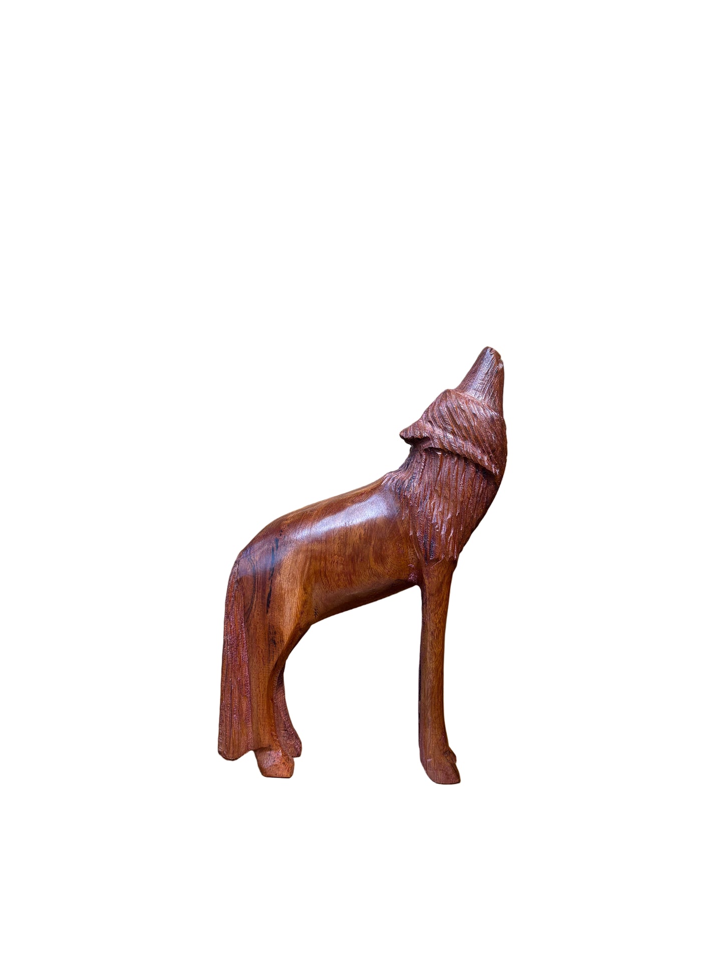 Ironwood Wolf Howling Standing Medium