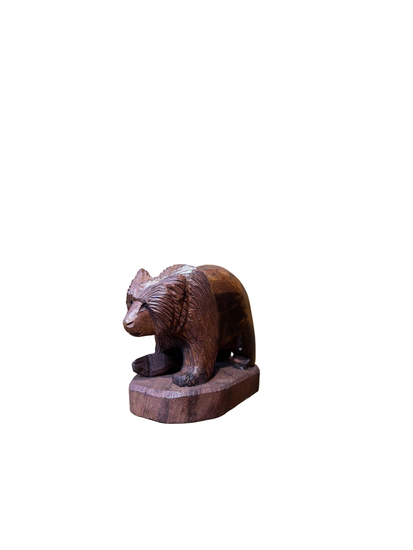 Ironwood Bear Standing on Base Medium