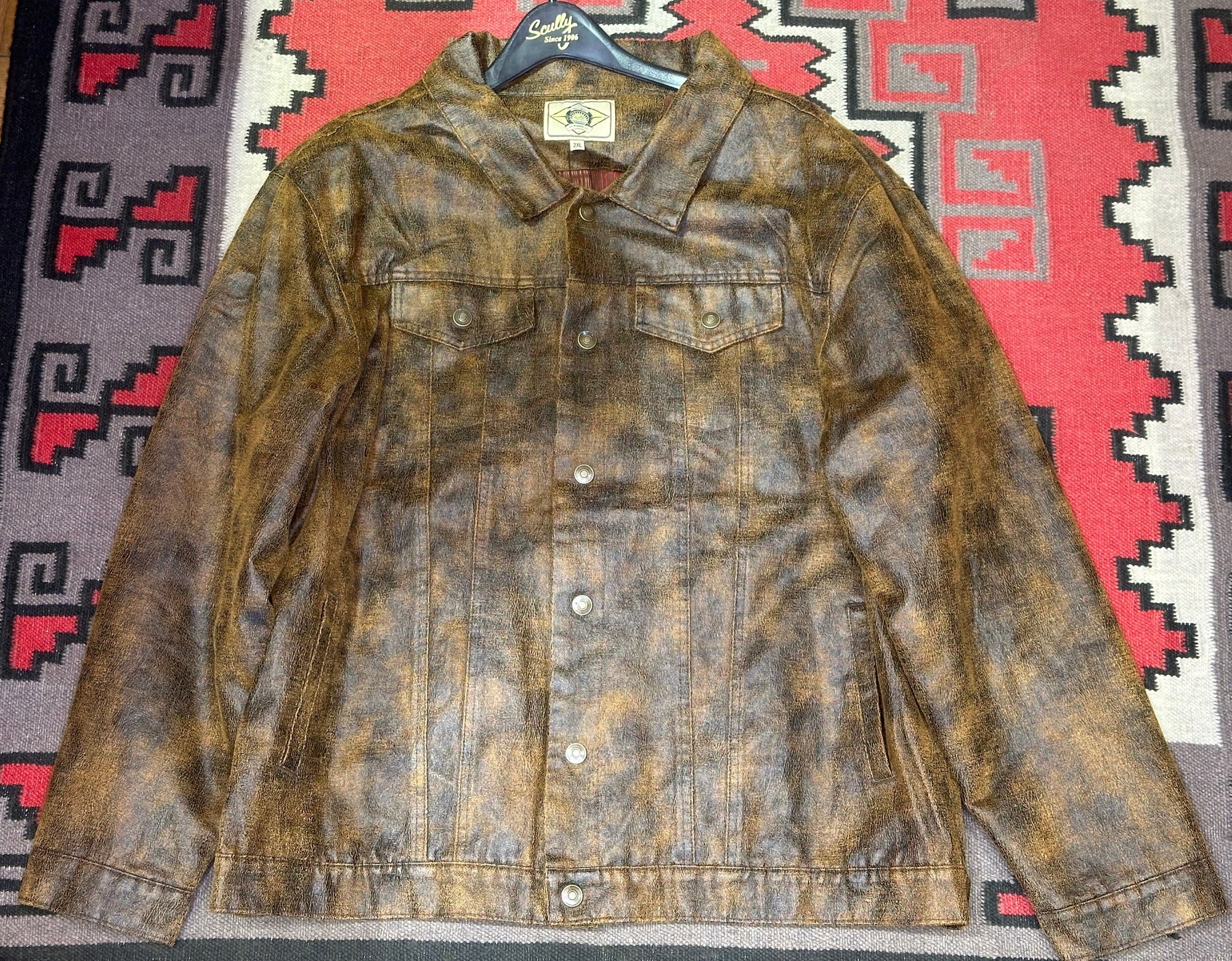 Scully Faux Jean Jacket