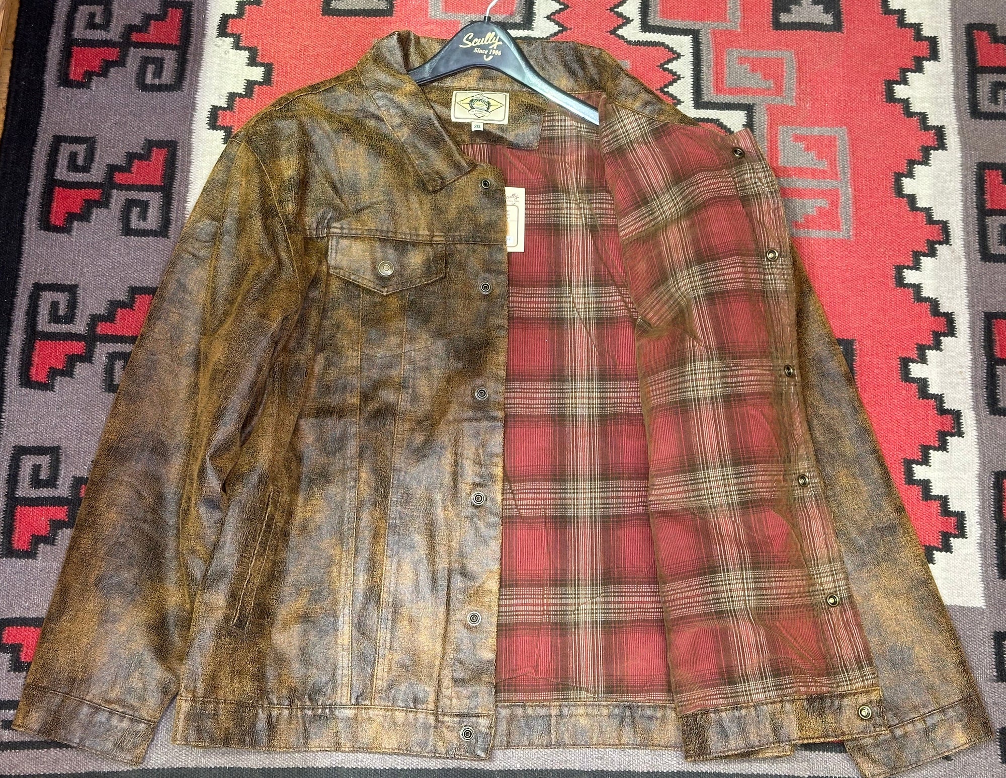 Scully Faux Jean Jacket