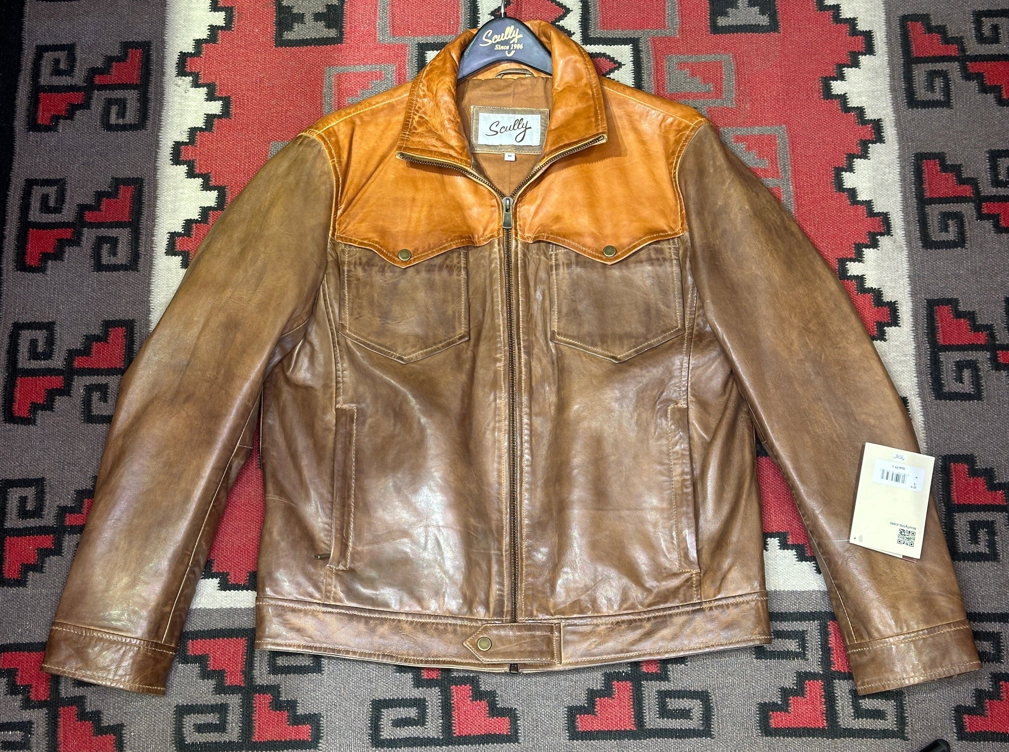 Scully Saddle Tan Jacket