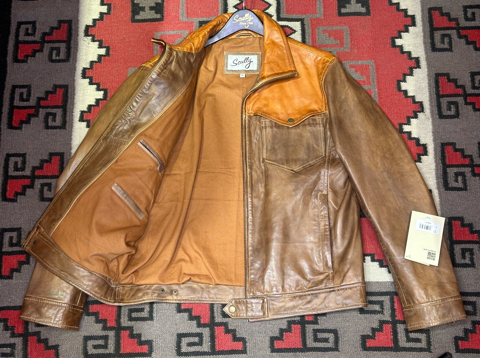 Scully Saddle Tan Jacket