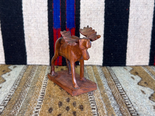 Ironwood Moose Carving Medium