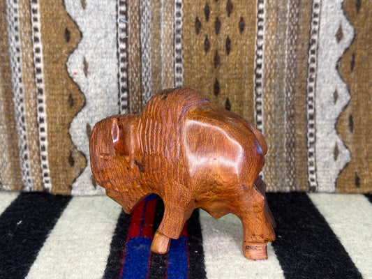 Ironwood Buffalo Carving Large