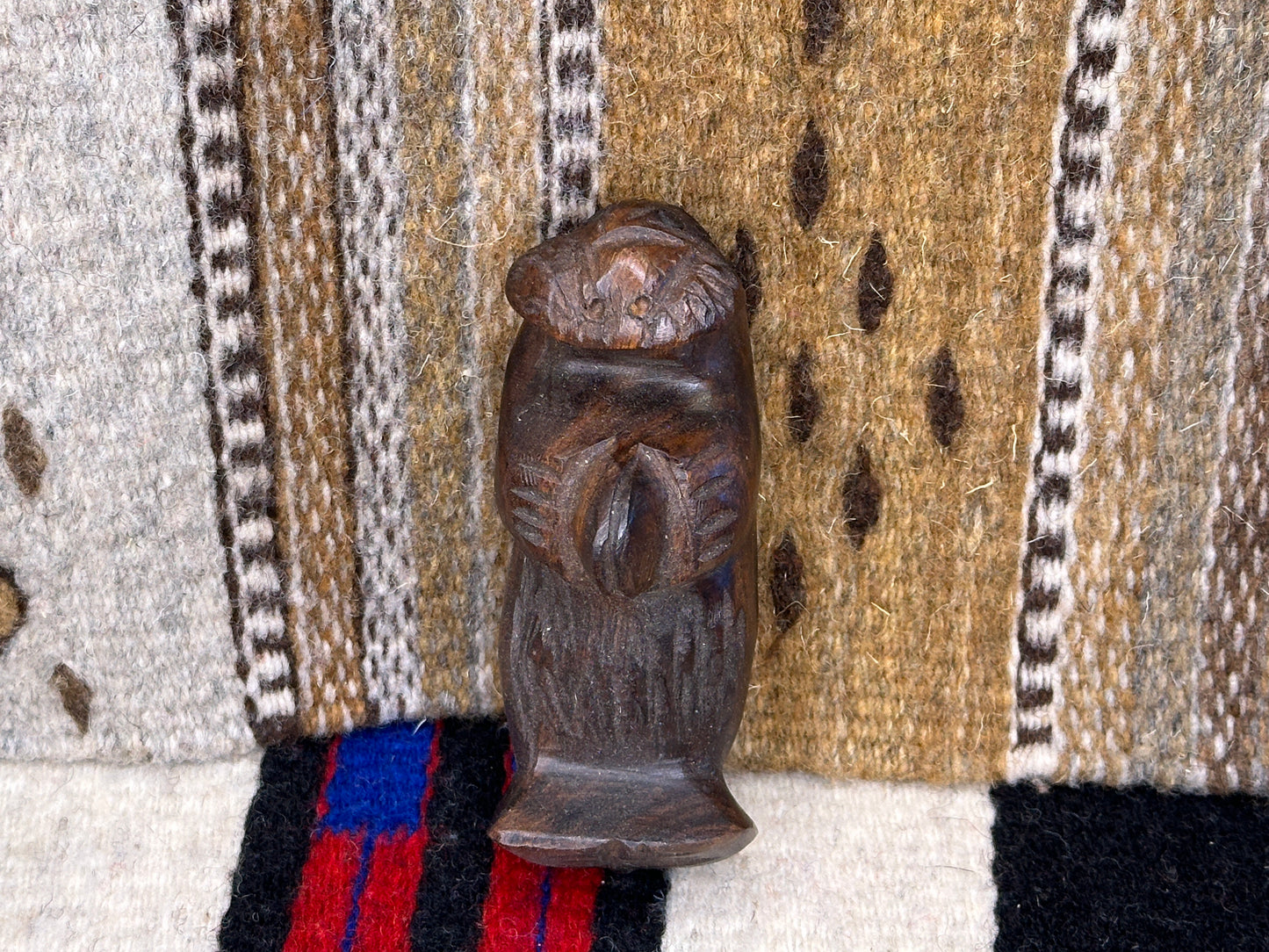 Ironwood Otter Carving