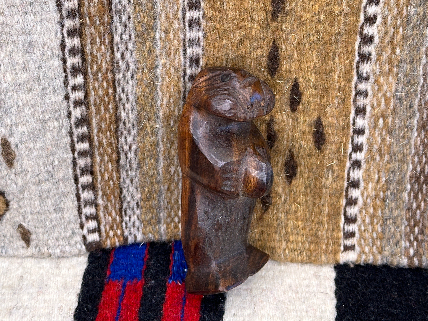 Ironwood Otter Carving