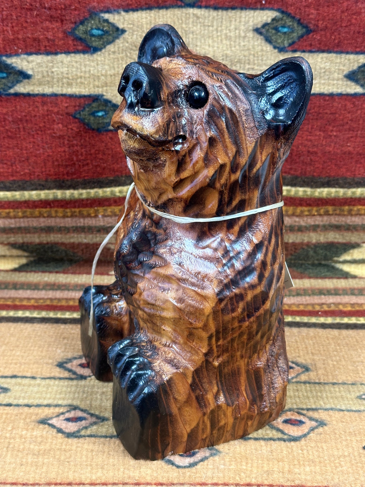 Chainsaw Carved Red Ceder Bear Small 11"