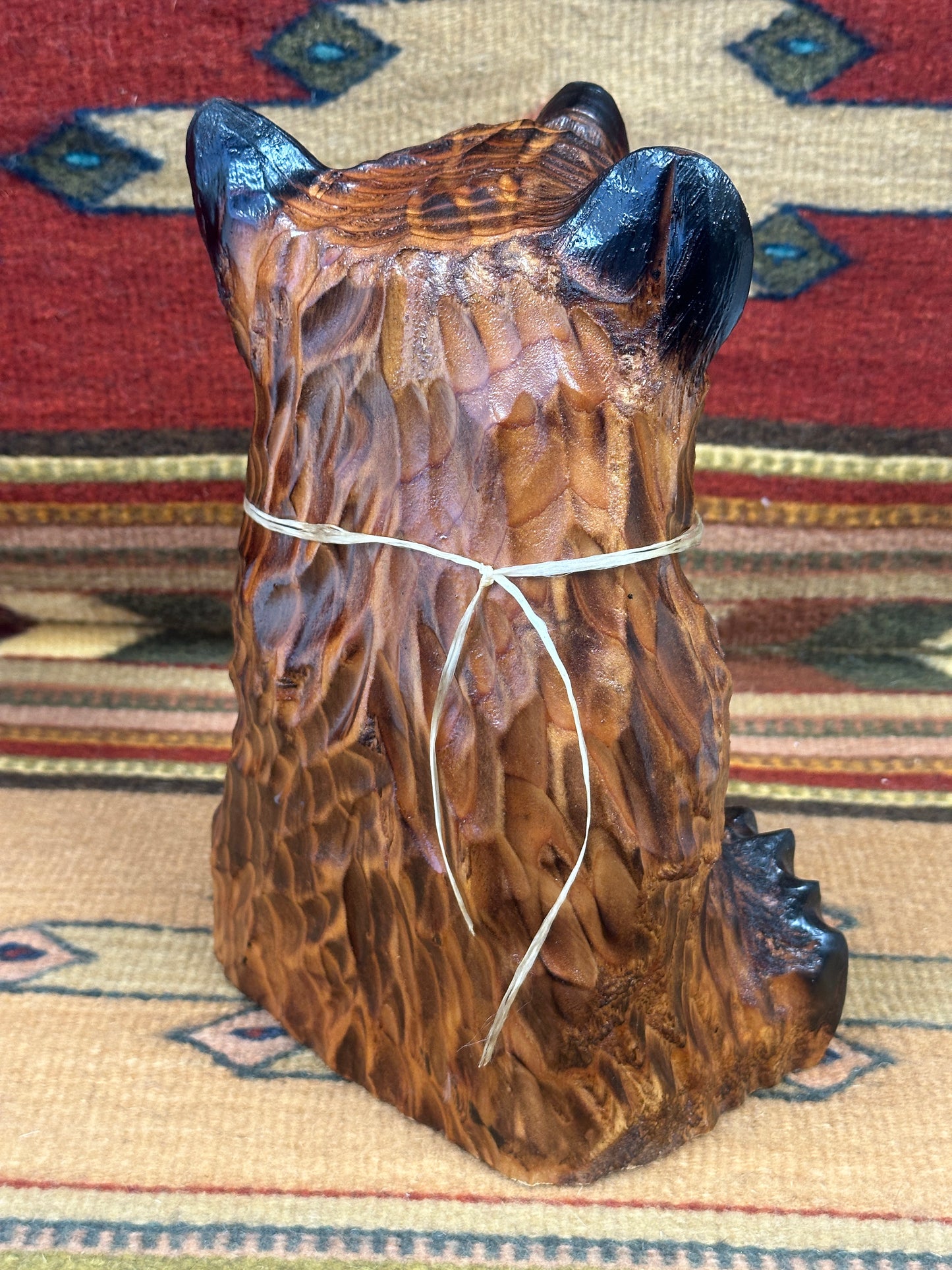 Chainsaw Carved Red Ceder Bear Small 11"