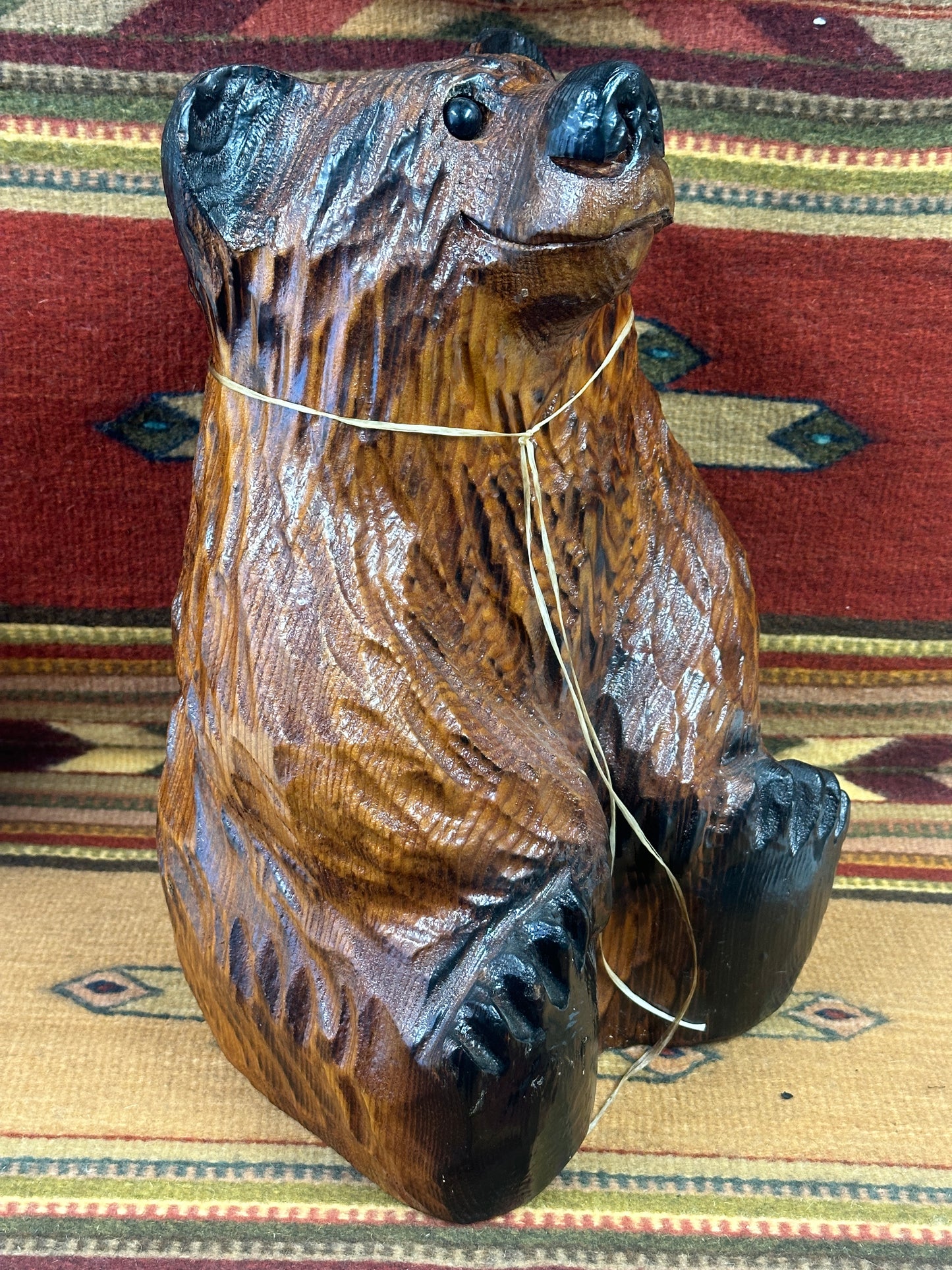 Chainsaw Carved Red Ceder Bear 16"