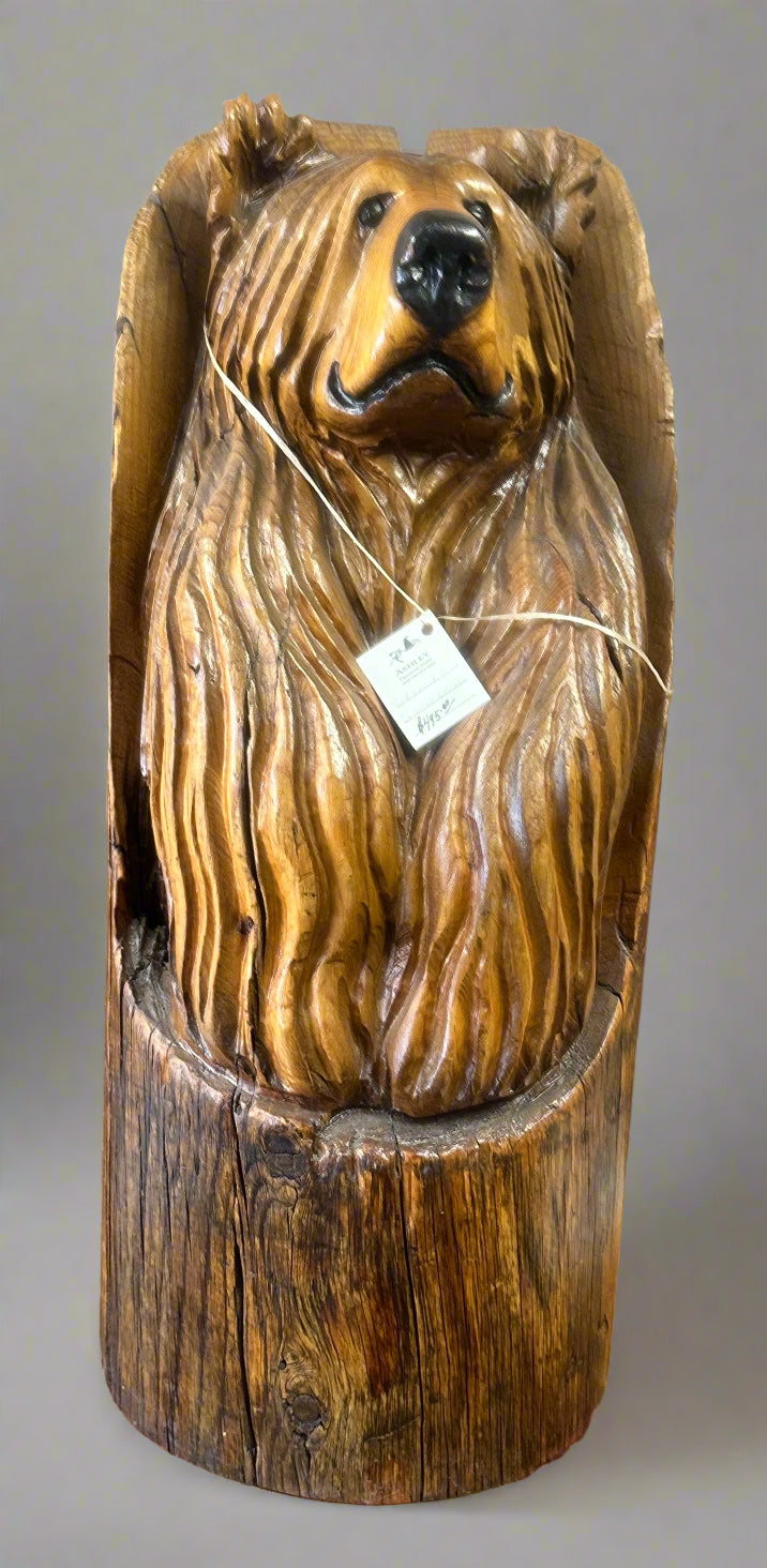 Hand Carved Bear By Gary Cross