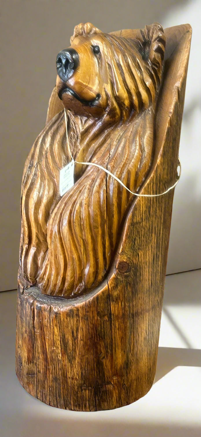 Hand Carved Bear By Gary Cross