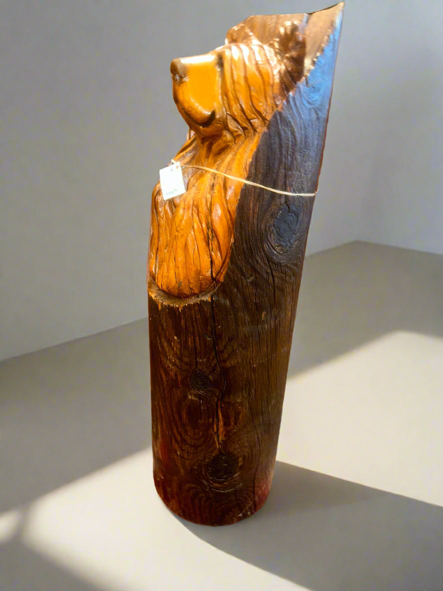 Hand Carved Bear By Gary Cross