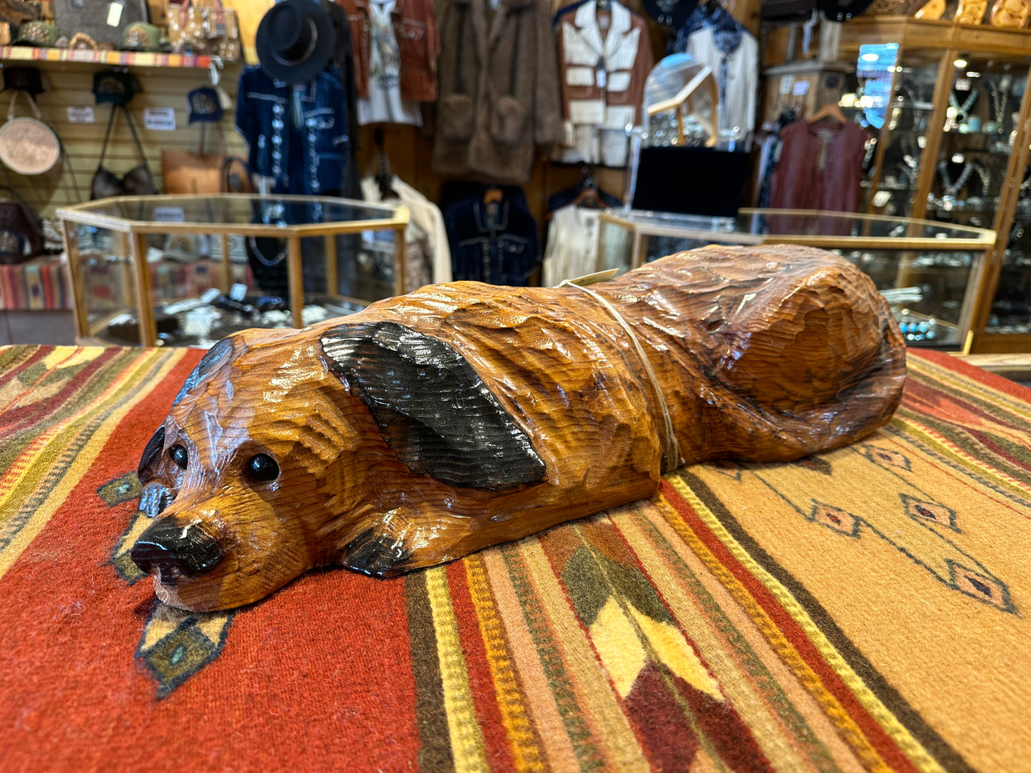 Chainsaw Carved Dog