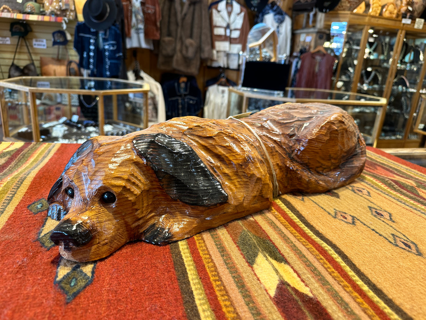 Chainsaw Carved Dog